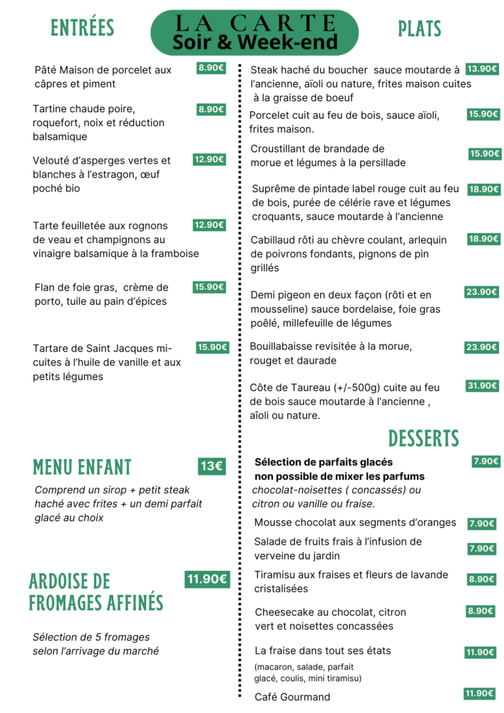 restaurant ouvert le dimanche ales